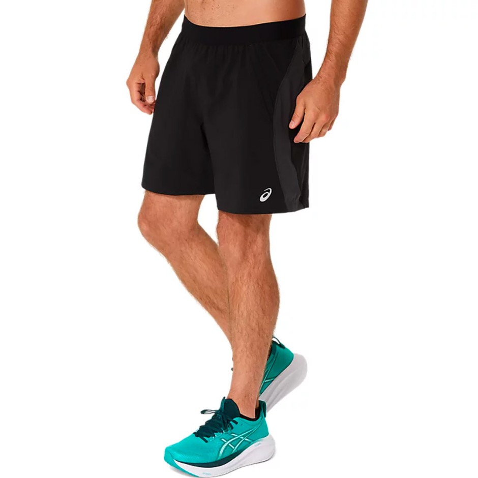 ASICS ROAD 7IN SHORT 2011D248-001 Black