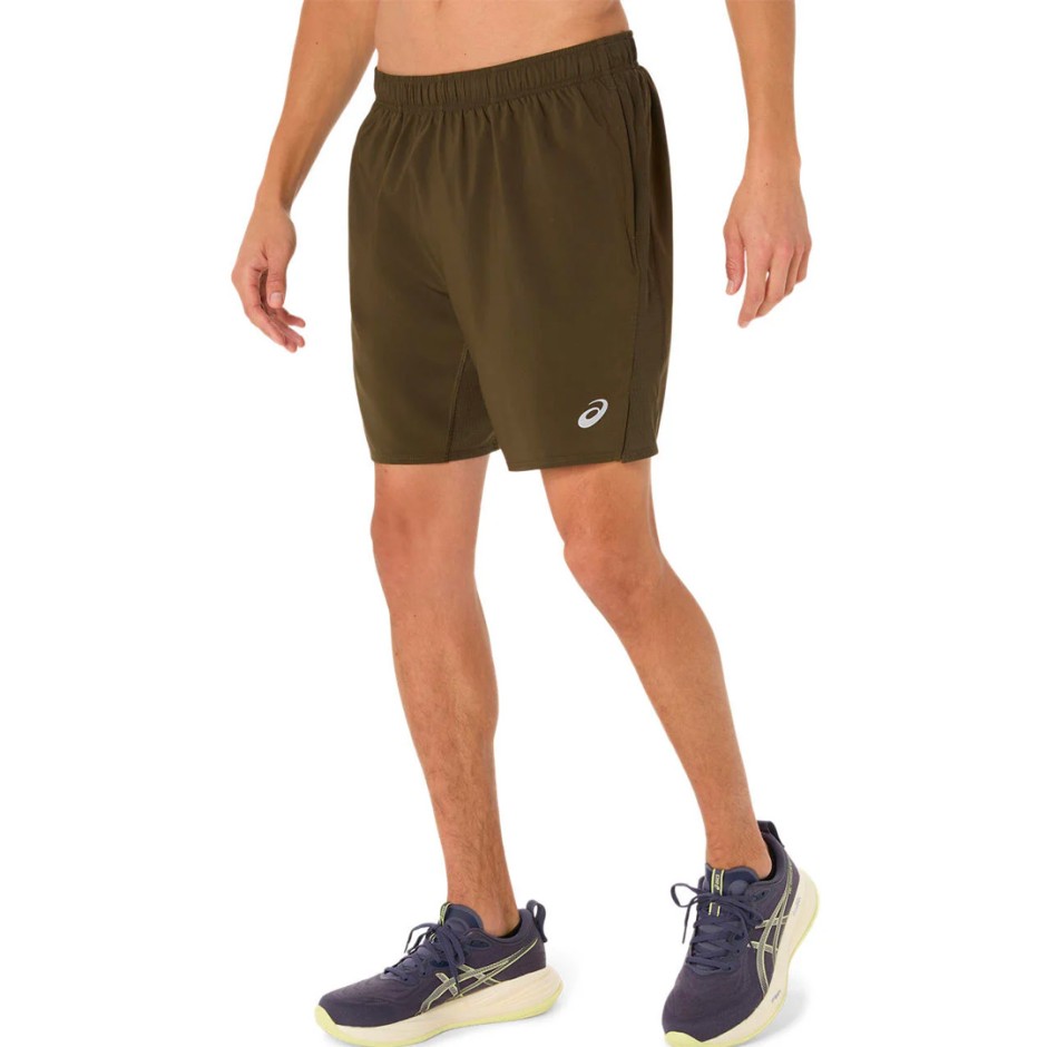 Ανδρικό Σορτς για Τρέξιμο Καφέ - ASICS CORE 7IN