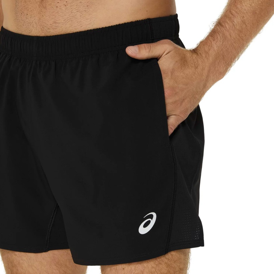 ASICS CORE 5IN SHORT 2011D214-001 Μαύρο