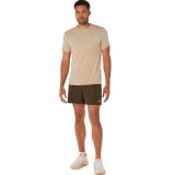 Ανδρικό Σορτς για Τρέξιμο Καφέ - ASICS ROAD 5IN Εικόνα 5