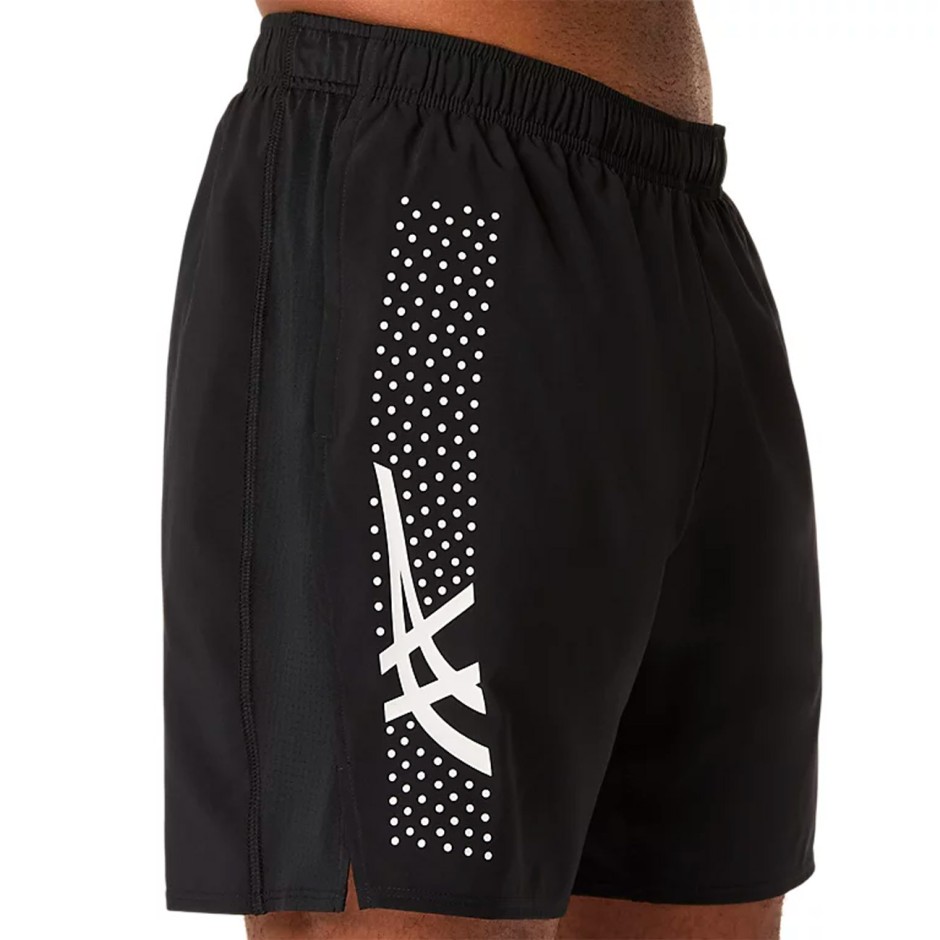 Men's Running Shorts Black - ASICS ICON 7IN