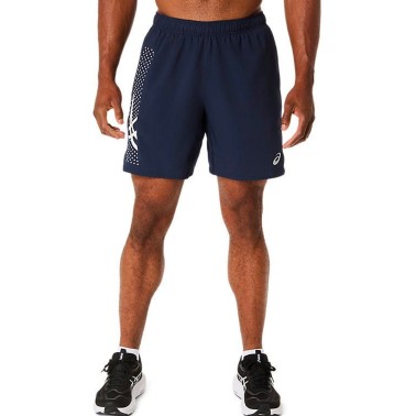 Ανδρικό Σορτς για Τρέξιμο Μπλε - ASICS ICON 7IN