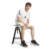 Ανδρική Βερμούδα Λευκή - adidas Sportswear Z.N.E. Εικόνα 3