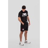 BAD BOY TRANING SHORTS SPLATTER ZIPPED POCKETS BB-000077-BWR Black Image 3