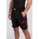 BAD BOY TRANING SHORTS SPLATTER ZIPPED POCKETS BB-000077-BWR Black Image 4