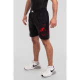 BAD BOY TRANING SHORTS SPLATTER ZIPPED POCKETS BB-000077-BWR Black Image 6