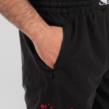BAD BOY TRANING SHORTS SPLATTER ZIPPED POCKETS BB-000077-BWR Black Image 8