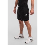 BAD BOY TRANING SHORTS LOGO CLASSIC ZIPPED POCKETS BB-000079-BW Black Image 1
