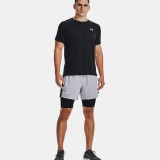 Under Armour Launch 5" 2-in-1 Γκρί - Ανδρικό Σορτς για Τρέξιμο Εικόνα 3