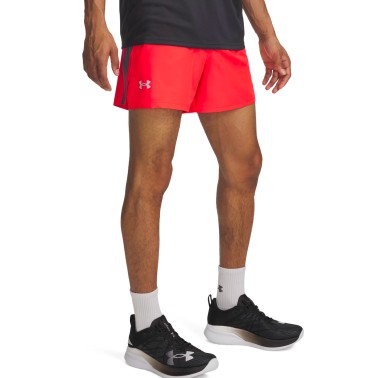 Ανδρικό Σορτς για Τρέξιμο Κόκκινο - Under Armour Launch 5"