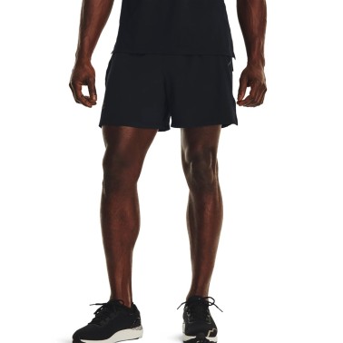 Under Armour Launch Elite 5'' Μαύρο - Ανδρικό Σορτς για Τρέξιμο