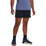 Under Armour Project Rock Unstoppable Μαύρο - Ανδρικό Σορτς Προπόνησης Εικόνα 