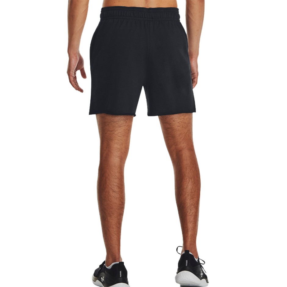 Ανδρική Βερμούδα Μαύρη - Under Armour Rival Terry 6" 