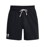 Ανδρική Βερμούδα Μαύρη - Under Armour Rival Terry 6"  Εικόνα 2