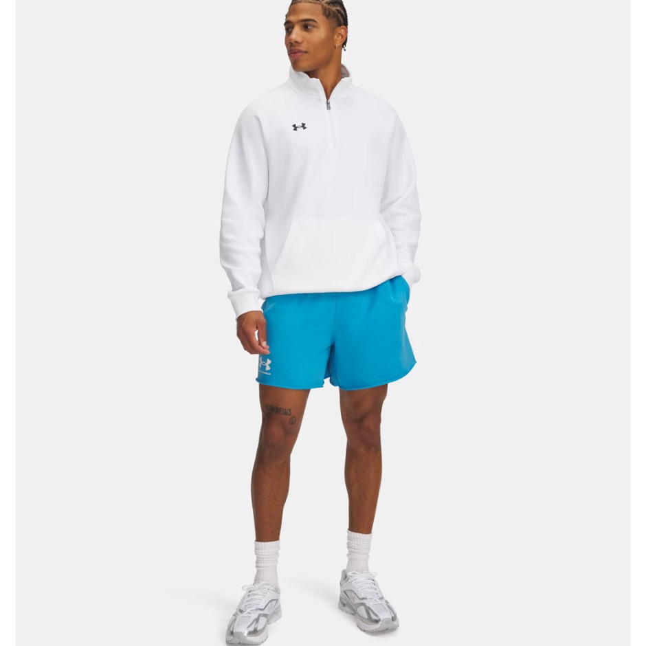 Ανδρική Βερμούδα Πετρόλ - Under Armour Rival Terry 6"