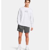 UNDER ARMOUR RIVAL TERRY 6IN SHORT 1382427-025 Coal Image 2