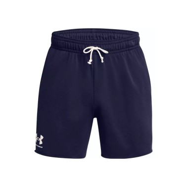 UNDER ARMOUR RIVAL TERRY 6IN SHORT 1382427-410 Blue