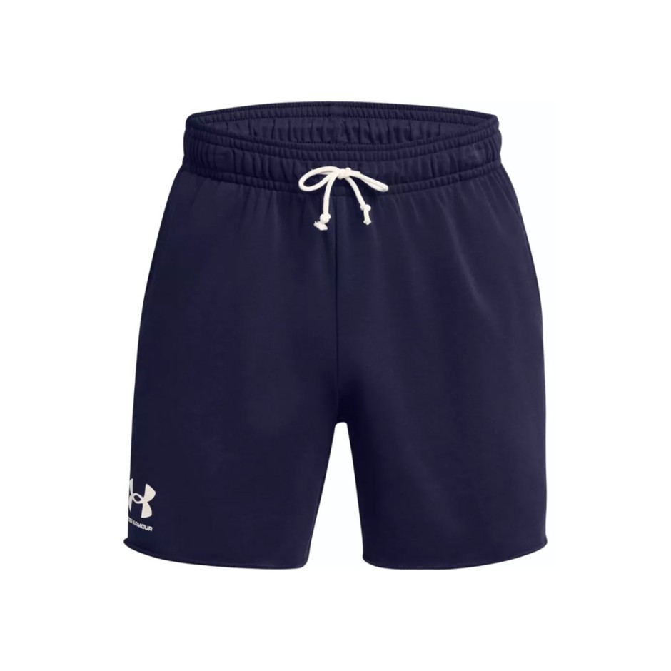 Ανδρική Βερμούδα Μπλε - Under Armour Rival Terry 6"