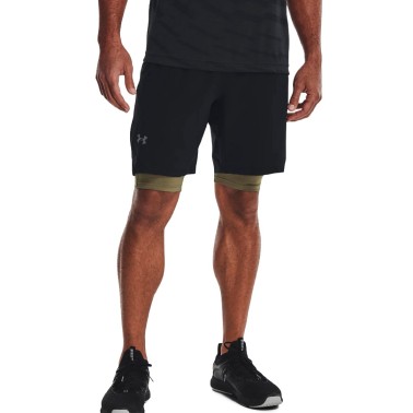 UNDER ARMOUR VANISH WOVEN 8IN SHORTS Μαύρο