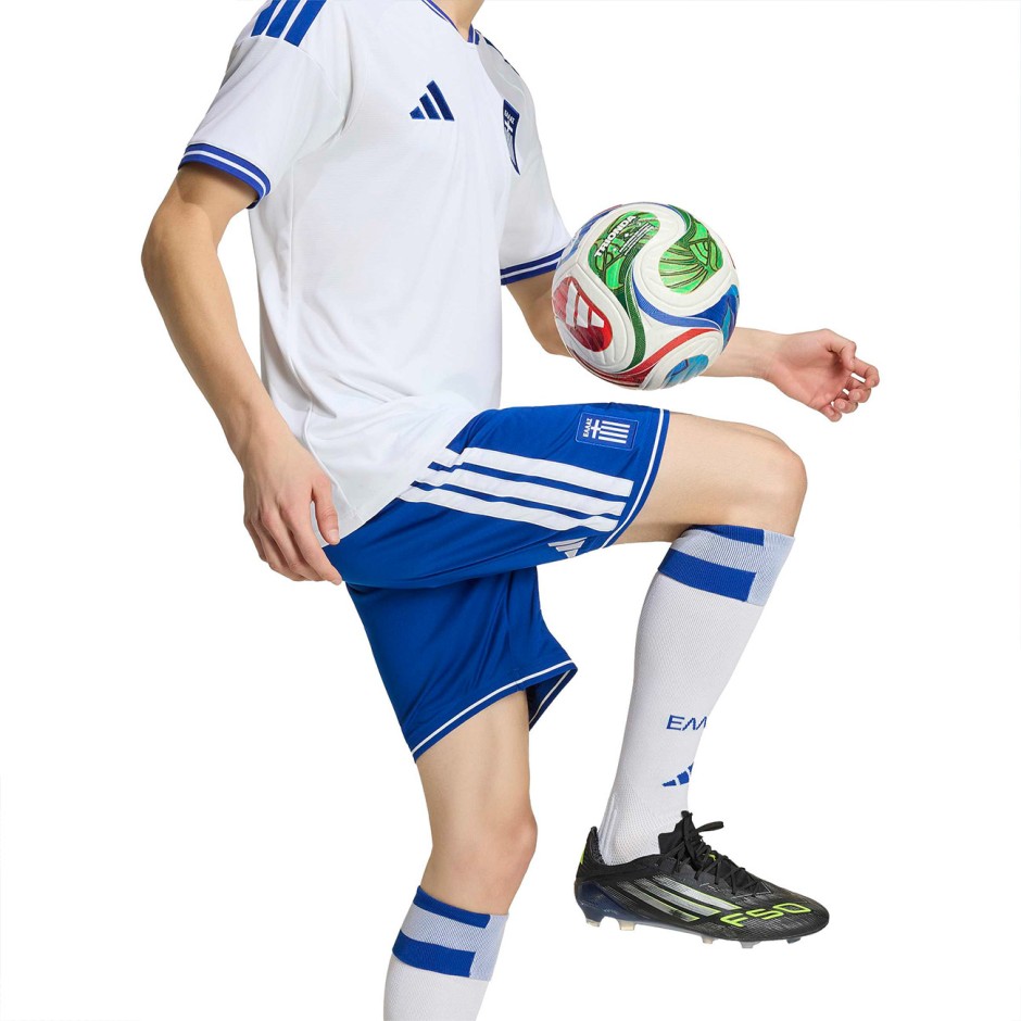Men's Football Shorts Blue - adidas Performance Greece 26 Home