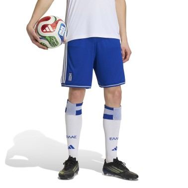 Men's Football Shorts Blue - adidas Performance Greece 26 Home