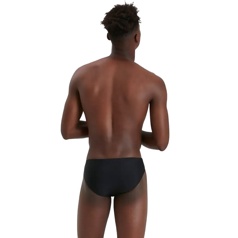Speedo Medley Logo Μαύρο - Ανδρικό Μαγιό Σλιπ