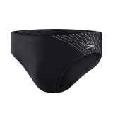 SPEEDO MEDLEY LOGO  7CM BRIEF 09739-G692M Black