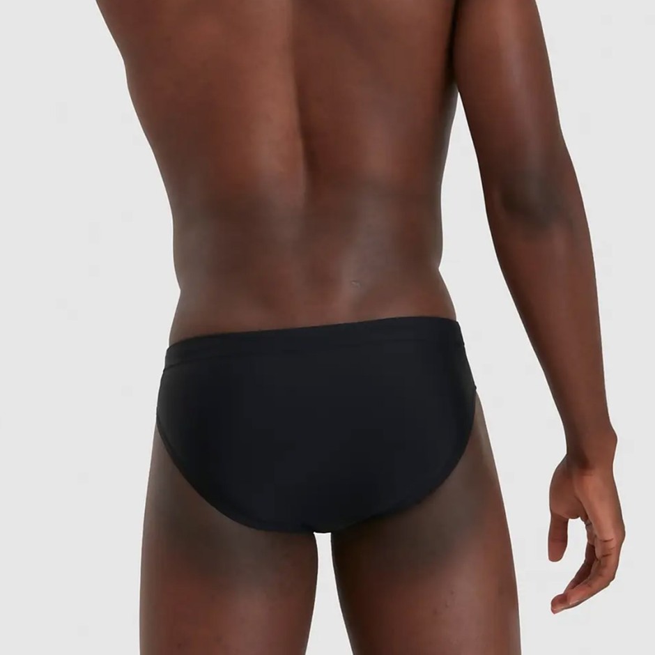 Speedo Medley Logo Μαύρο - Ανδρικό Μαγιό Σλιπ