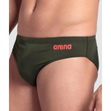 ARENA MEN'S TEAM SWIM BRIEFS SOLID 004773-850 Κhaki Image 1