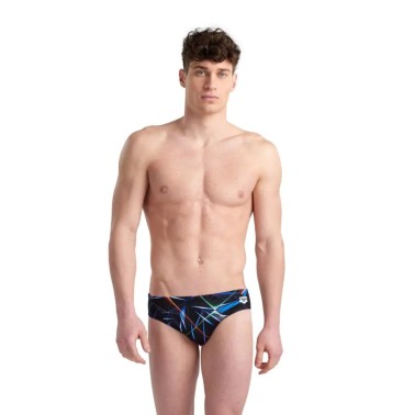 Ανδρικό Μαγιό Σλιπ ARENA MEN’S SWIM BRIEFS ALLOVER Μαύρο 005568-550 