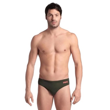 Ανδρικό Μαγιό Σλιπ Χακί - Arena Team Swim Brief Solid
