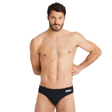 ARENA MEN'S TEAM SWIM BRIEFS SOLID Μαύρο