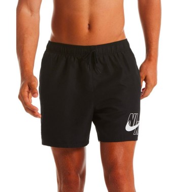 Ανδρικό Μαγιό Βερμούδα Μαύρο - Nike 5" Volley
