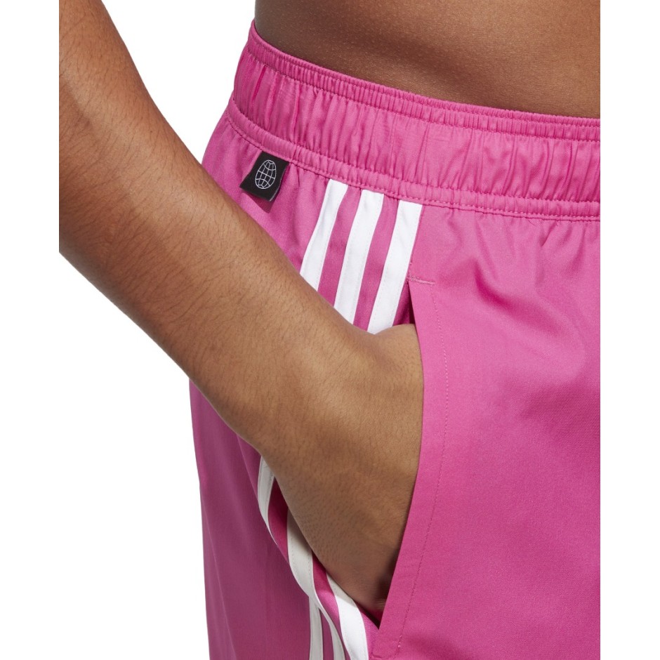 adidas Performance 3-STRIPES CLX SWIM SHORTS Φούξια