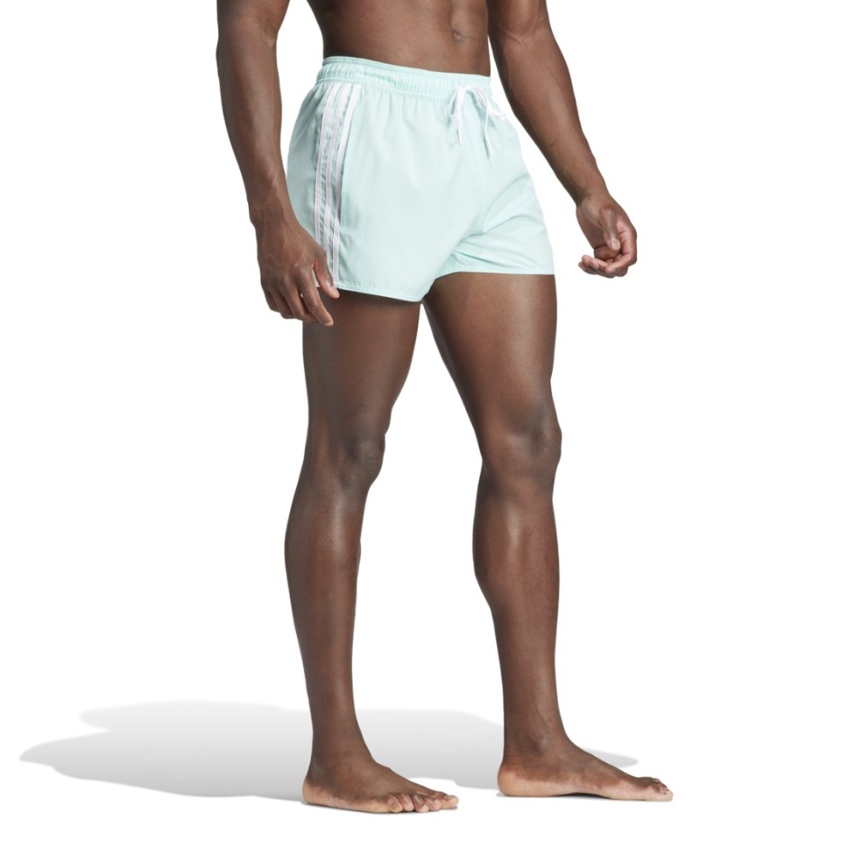 adidas Performance 3-Stripes CLX Τιρκουάζ - Ανδρικό Μαγιό Σορτς