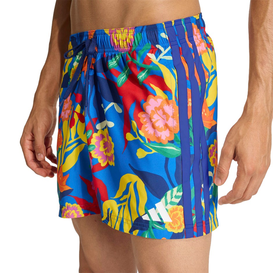Ανδρικό Μαγιό Βερμούδα Πολύχρωμη - adidas Performance Mexicana Florals 3-Stripes