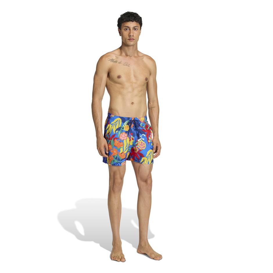 Ανδρικό Μαγιό Βερμούδα Πολύχρωμη - adidas Performance Mexicana Florals 3-Stripes