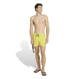 Ανδρικό Μαγιό Βερμούδα Κίτρινο - adidas Performance 3-Stripes 5-Inch Εικόνα 3