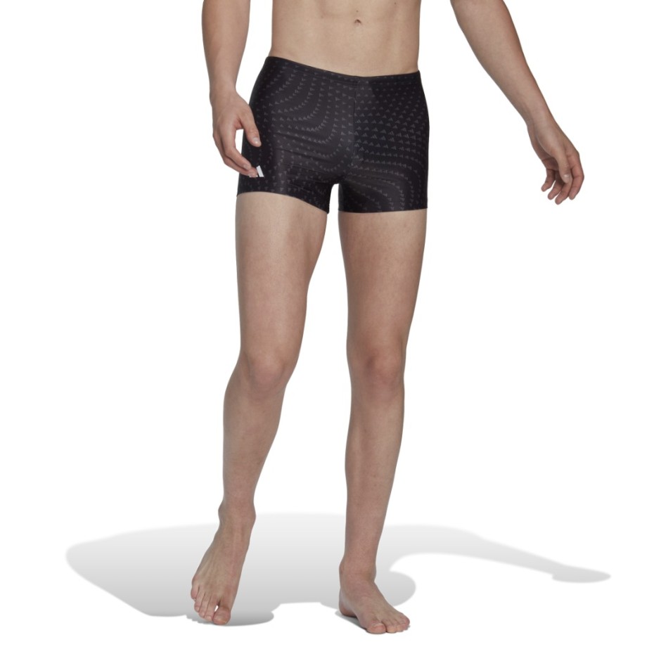 adidas Performance ALLOVER GRAPHIC SWIM BOXER Μαύρο