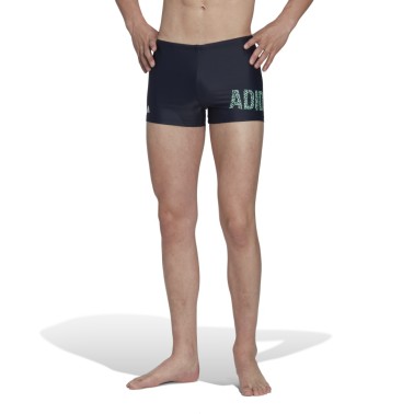 adidas Performance WORDING SWIM BOXER Μπλε