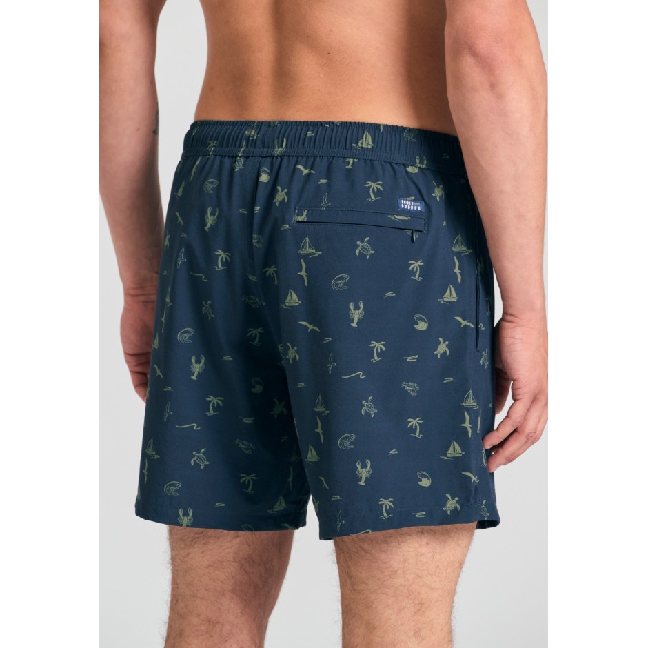 FUNKY BUDDHA FBM011-004-16-NAVY Μπλε