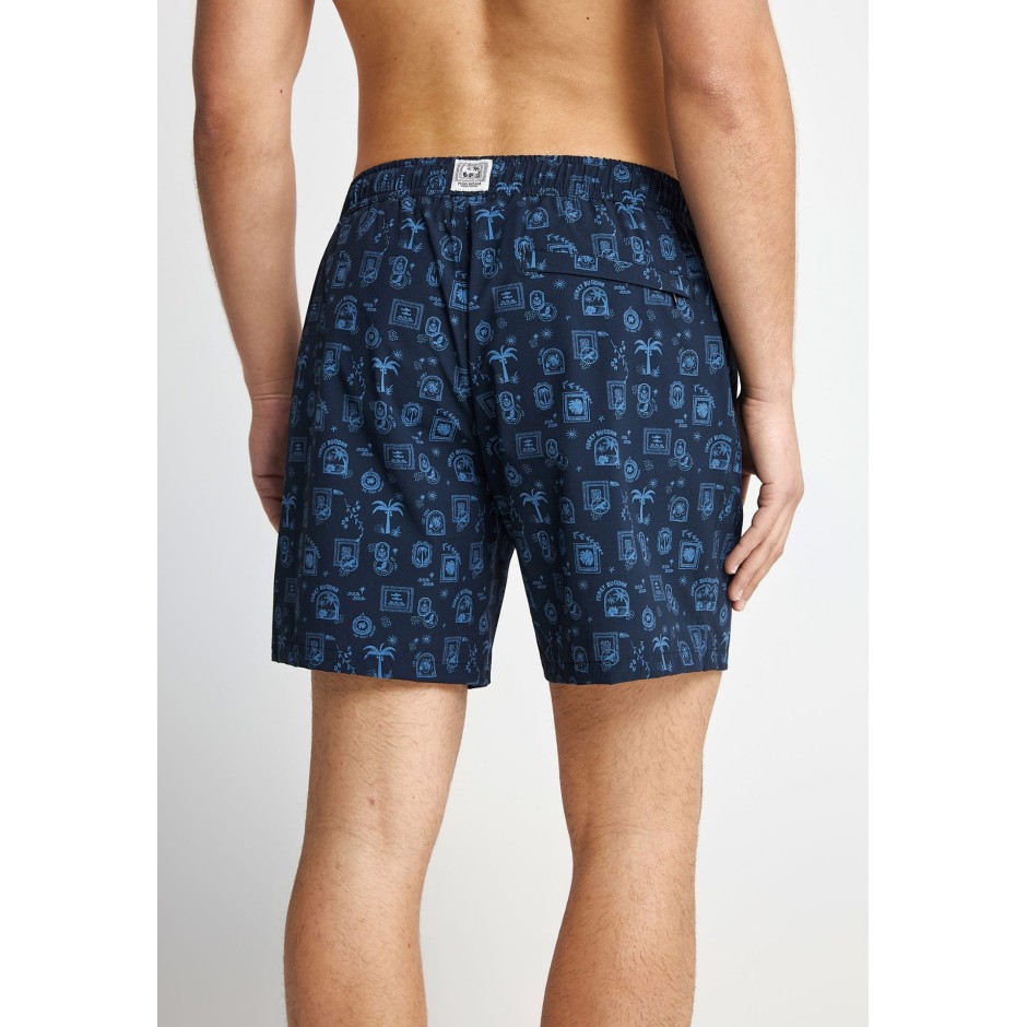 FUNKY BUDDHA  FBM013-007-16-NAVY Μπλέ