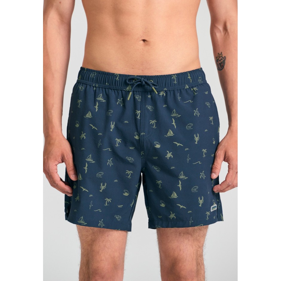 FUNKY BUDDHA FBM011-004-16-NAVY Μπλε