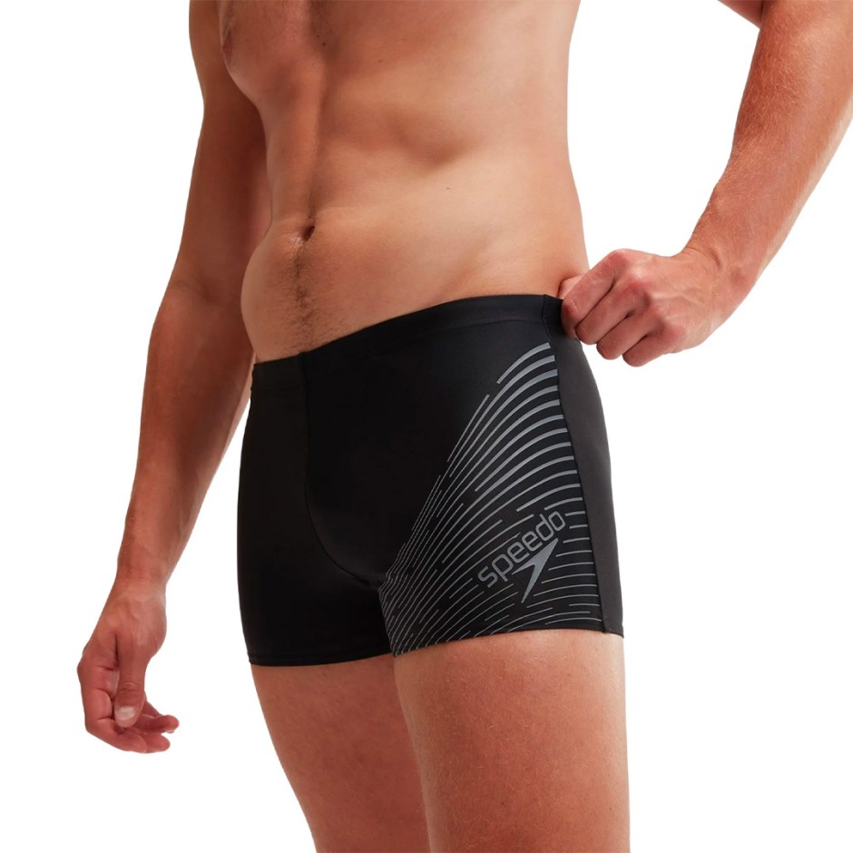 SPEEDO MEDLEY LOGO AQUASHORT 8-1135416903 Black