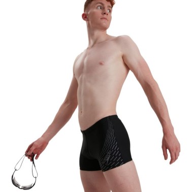 SPEEDO MEDLEY LOGO AQUASHORT 11354-G692M Μαύρο