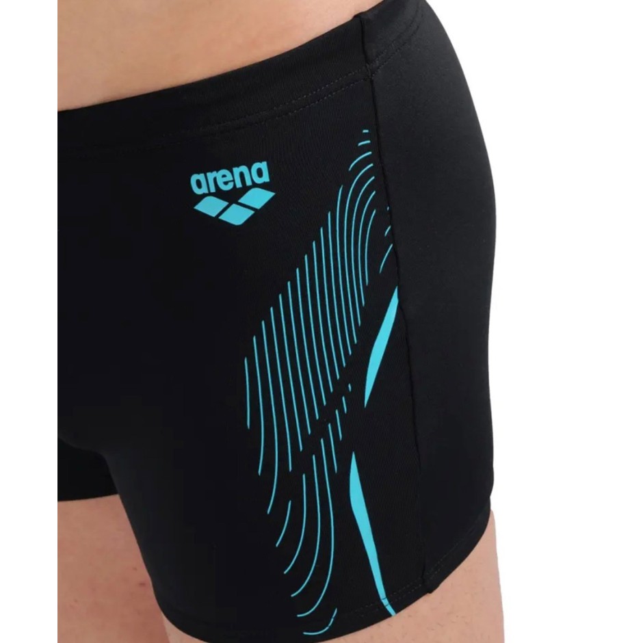Ανδρικό Μαγιό Σορτς ARENA MEN’S SWIM SHORT GRAPHIC Μαύρο 005552-580 