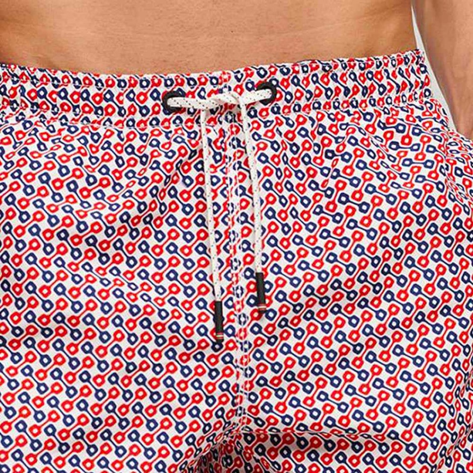 Ανδρικό Μαγιό Βερμούδα Πολύχρωμο - Superdry Stud Printed 15"
