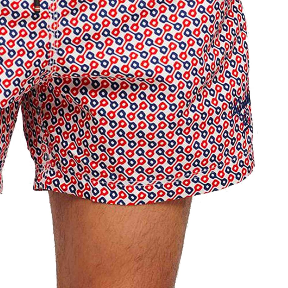 Ανδρικό Μαγιό Βερμούδα Πολύχρωμο - Superdry Stud Printed 15"