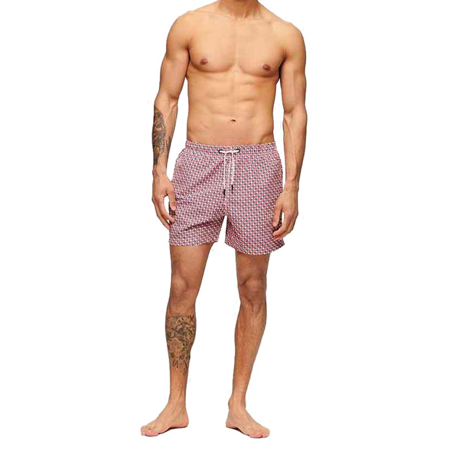Ανδρικό Μαγιό Βερμούδα Πολύχρωμο - Superdry Stud Printed 15"