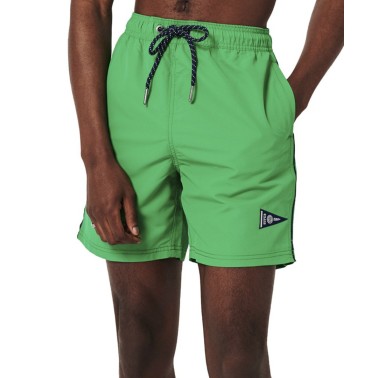 SUPERDRY OVIN VINTAGE VARSITY SWIMSHORT M3010188A-A6I Πράσινο